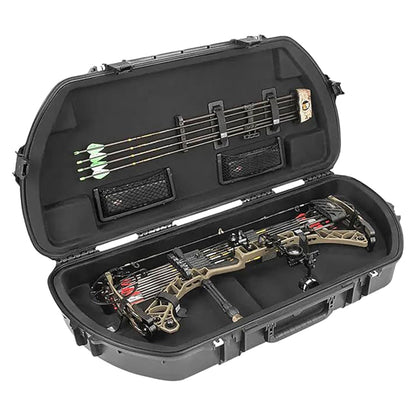 SKB Hard Protective Storage Case, Archery Bow & Arrow iSeries Shaped Case, Black
