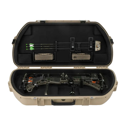 SKB Hard Protective Storage Case, Archery Bow & Arrow iSeries Shaped Case, Tan