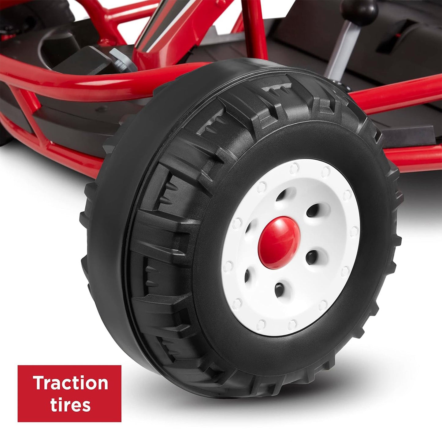 Radio Flyer Ultimate 24 Volt Electric Go-Kart for Kids Ages 3-8, 2-Seater, Red - Find Fresh Goods