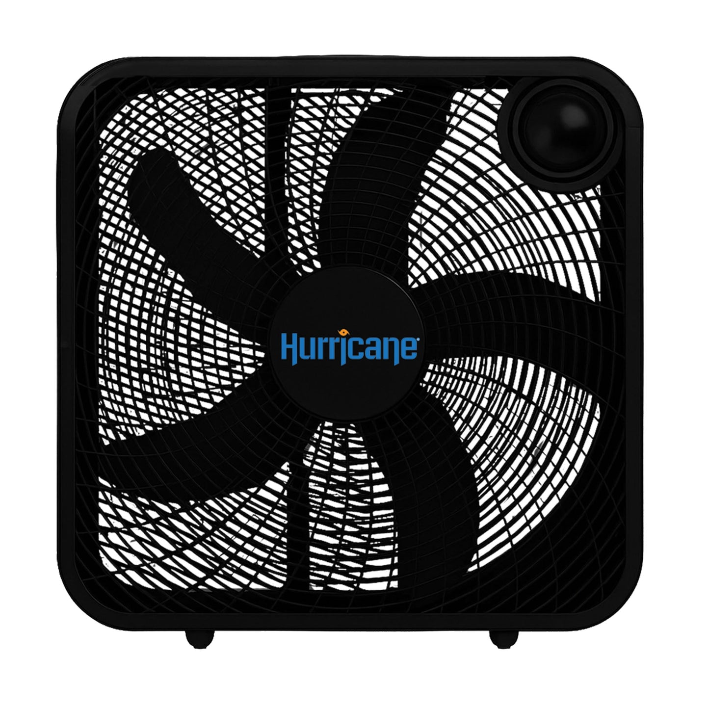Hurricane 20 Inch Classic Series Floor Box Fan with 3 Speed Settings, Black