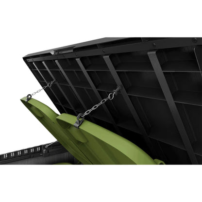 Keter Outdoor Storage Shed, Durable Resin, Compact, Store-It-Out Darwin, Grey