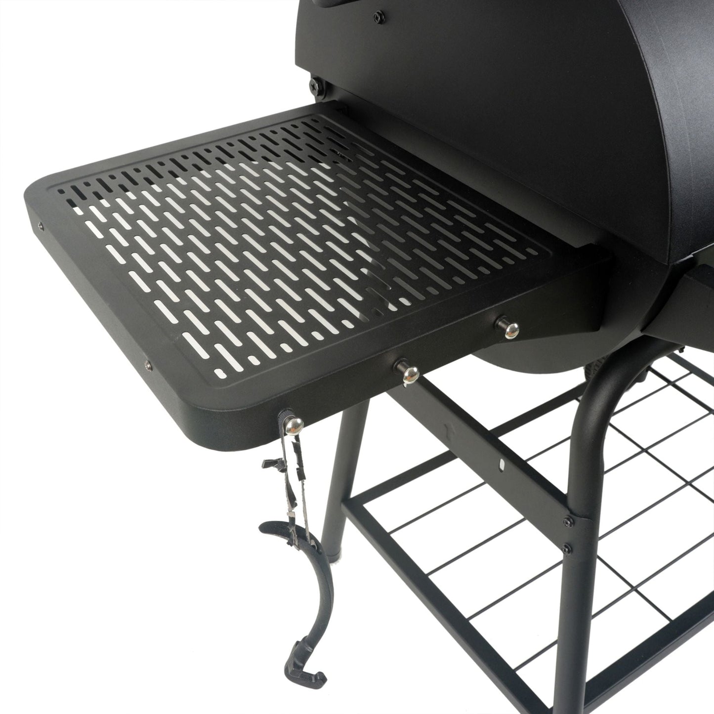 Grill Boss 23" Charcoal Barrel Grill, Adjustable Grate Large Cooking Area, Black