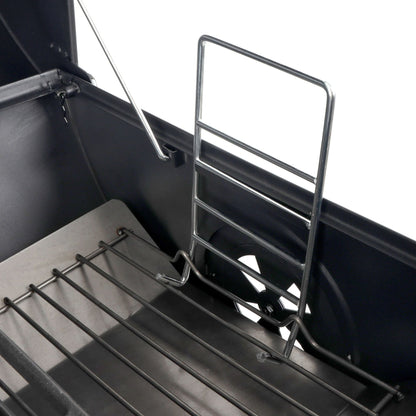 Grill Boss 30" Charcoal Barrel Grill, Adjustable Grate Large Cooking Area, Black