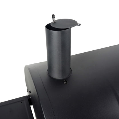 Grill Boss 30" Charcoal Barrel Grill, Adjustable Grate Large Cooking Area, Black