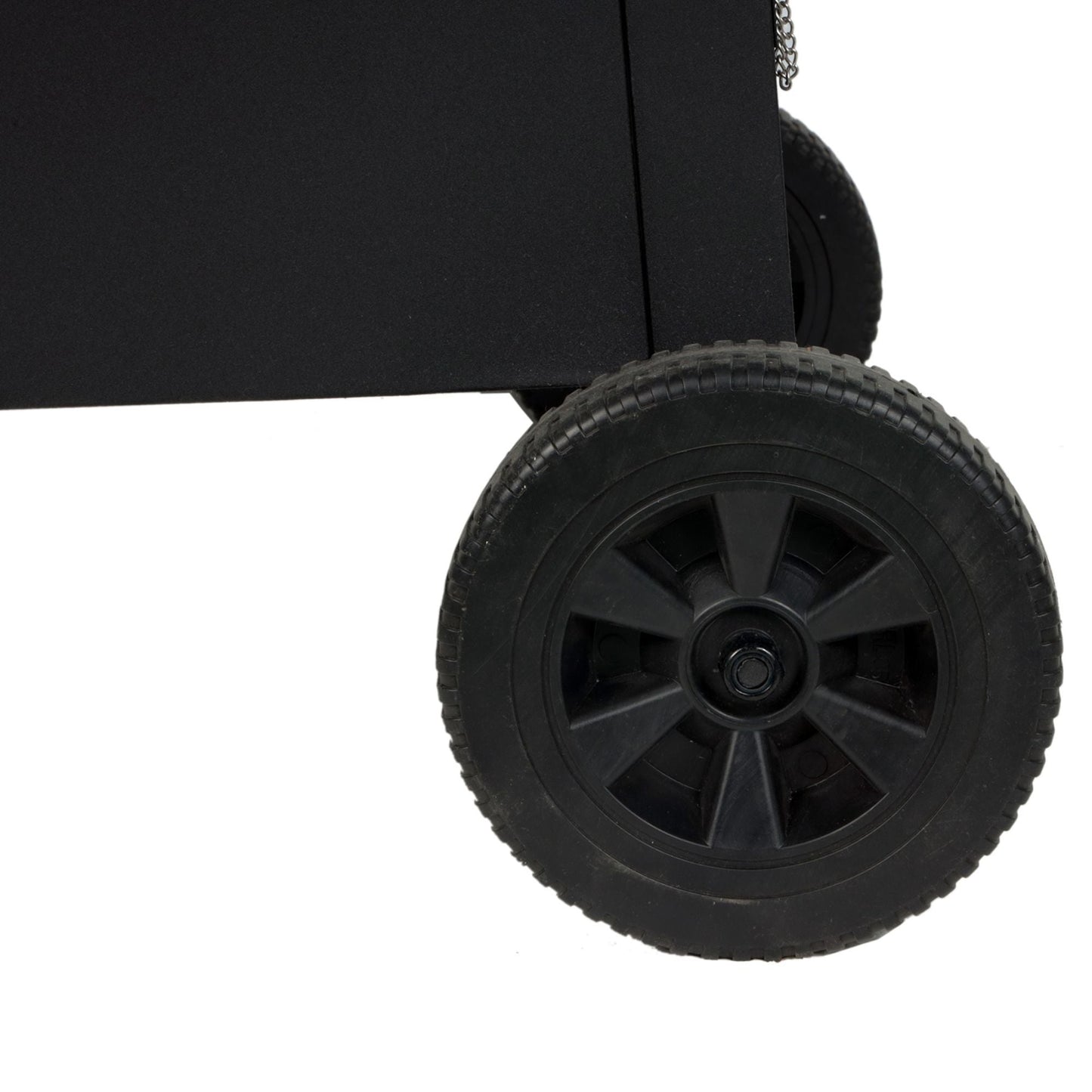 Grill Boss 4-Burner Outdoor Propane Gas Grill with Side Burner and Wheels, Black