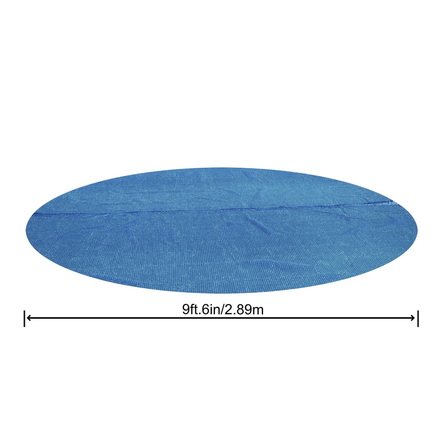 Bestway Round Solar Pool Cover for 10’ Round Above Ground Swimming Pools, Blue