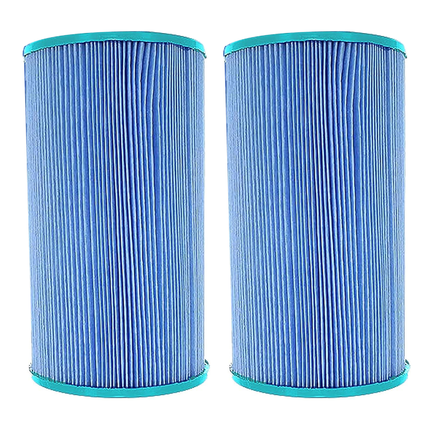 Hurricane 2 Pack HF6430-01M Elite Aseptic Spa Filter Cartridge Replacement, Blue