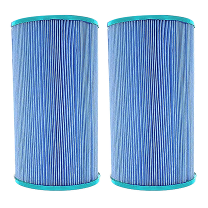 Hurricane 2 Pack HF6430-01M Elite Aseptic Spa Filter Cartridge Replacement, Blue