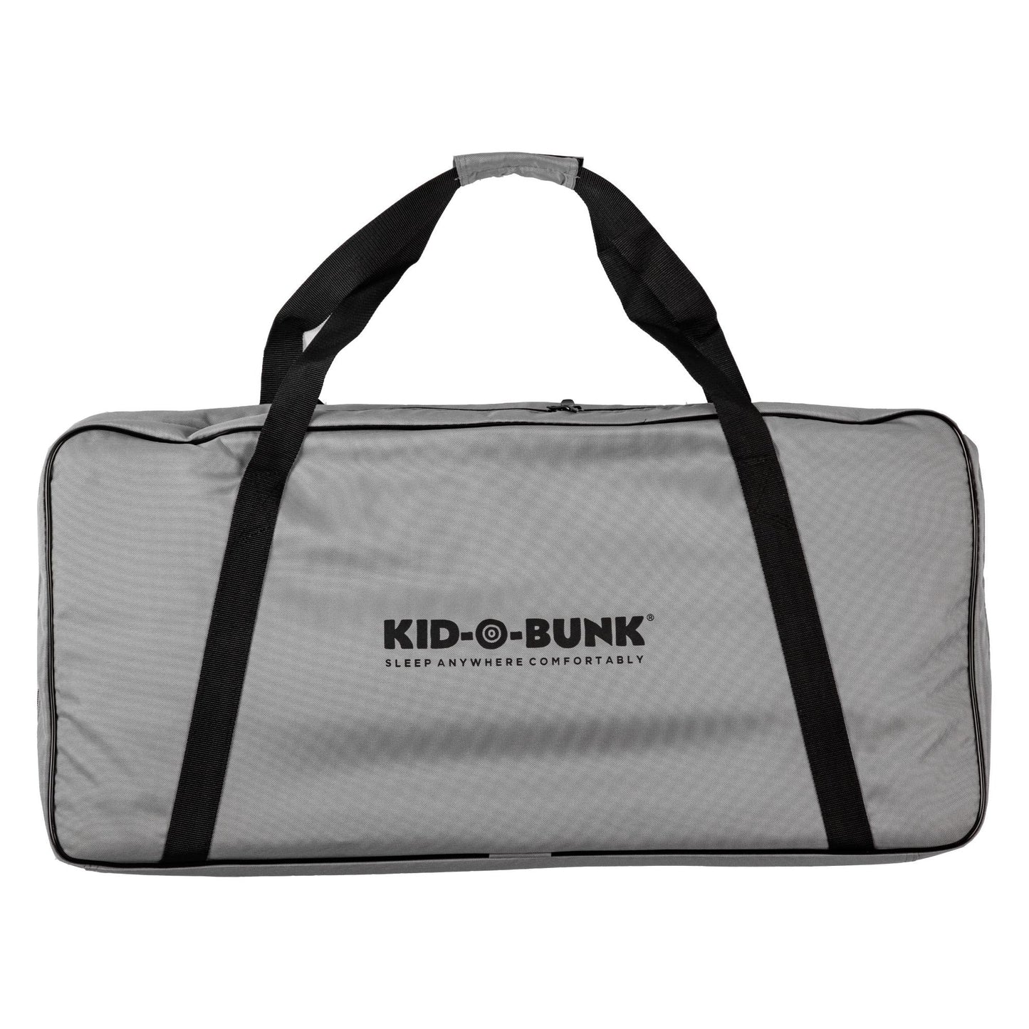 Disc-O-Bed Youth Single Cot Kid-O-Bed with Storage Organizer & Carry Bag, Grey