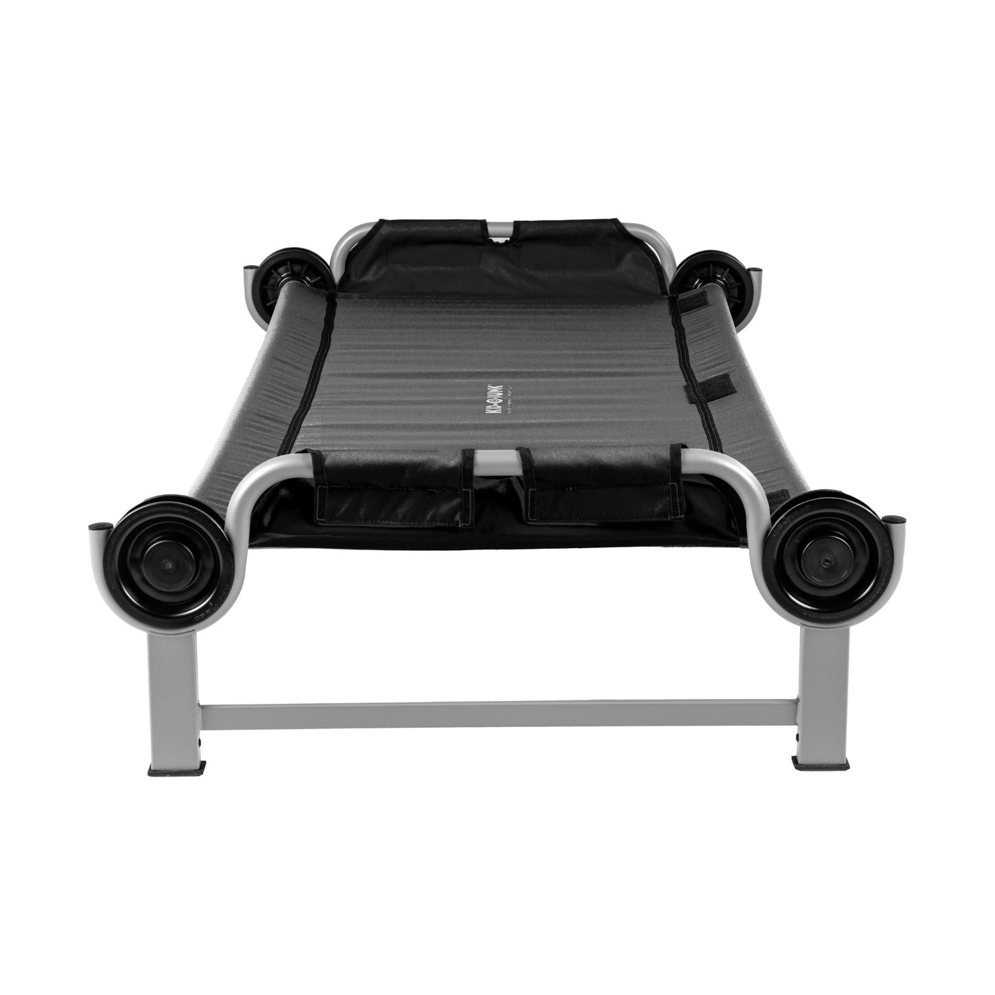 Disc-O-Bed Youth Single Cot Kid-O-Bed with Storage Organizer & Carry Bag, Red