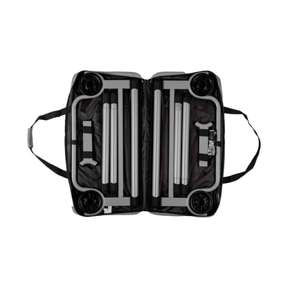 Disc-O-Bed Youth Single Cot Kid-O-Bed with Storage Organizer & Carry Bag, Tan