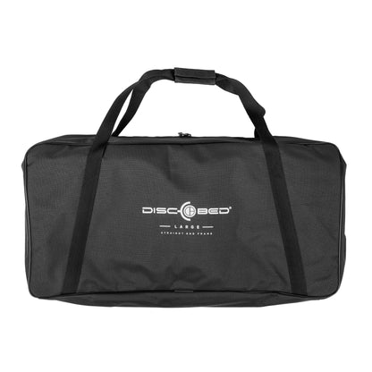 Disc-O-Bed Single Cot, Portable Sleep Solution for Tents & Cabins, Black, Large