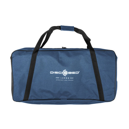 Disc-O-Bed Single Cot, Portable Sleep Solution for Tents & Cabins, Navy, Large