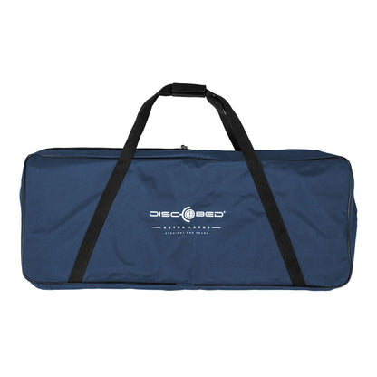 Disc-O-Bed Single Cot, Portable Sleep Solution for Tents & Cabins, Navy, XL