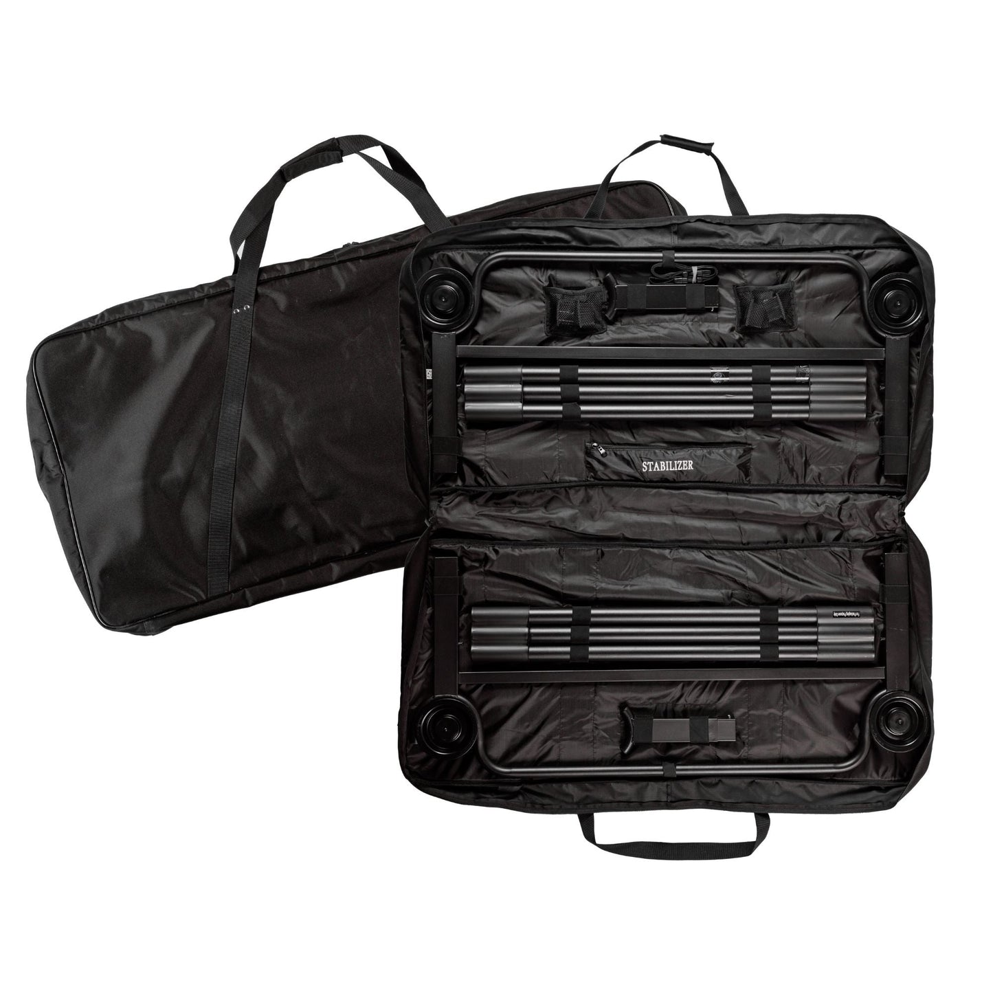 Disc-O-Bed 2XL Outdoor Convertible 2 Person Portable Camping Bunking Cots, Black