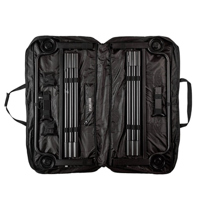 Disc-O-Bed Single Cot, Portable Sleep Solution for Tents, Cabins, Black, 2XL