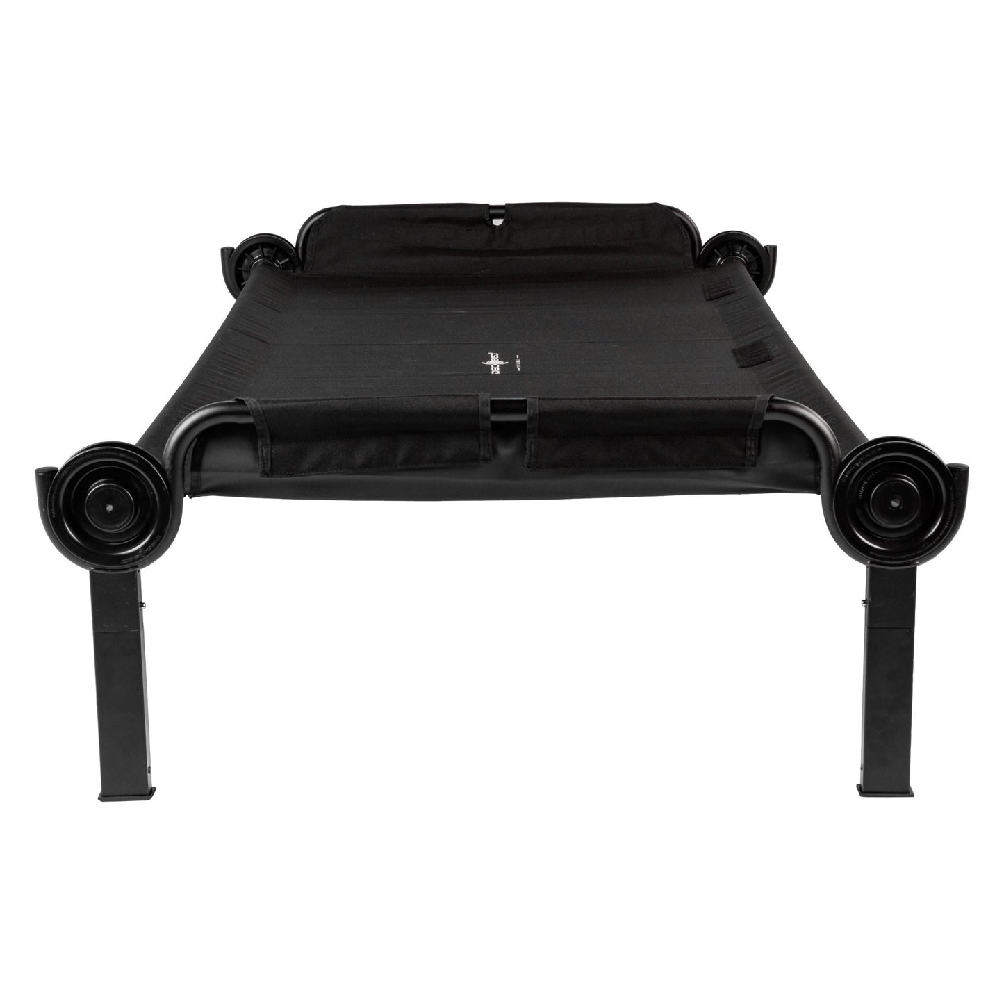 Disc-O-Bed Trundle Cot for XL or 2XL Bunk System with Zippered Carry Bag, Black