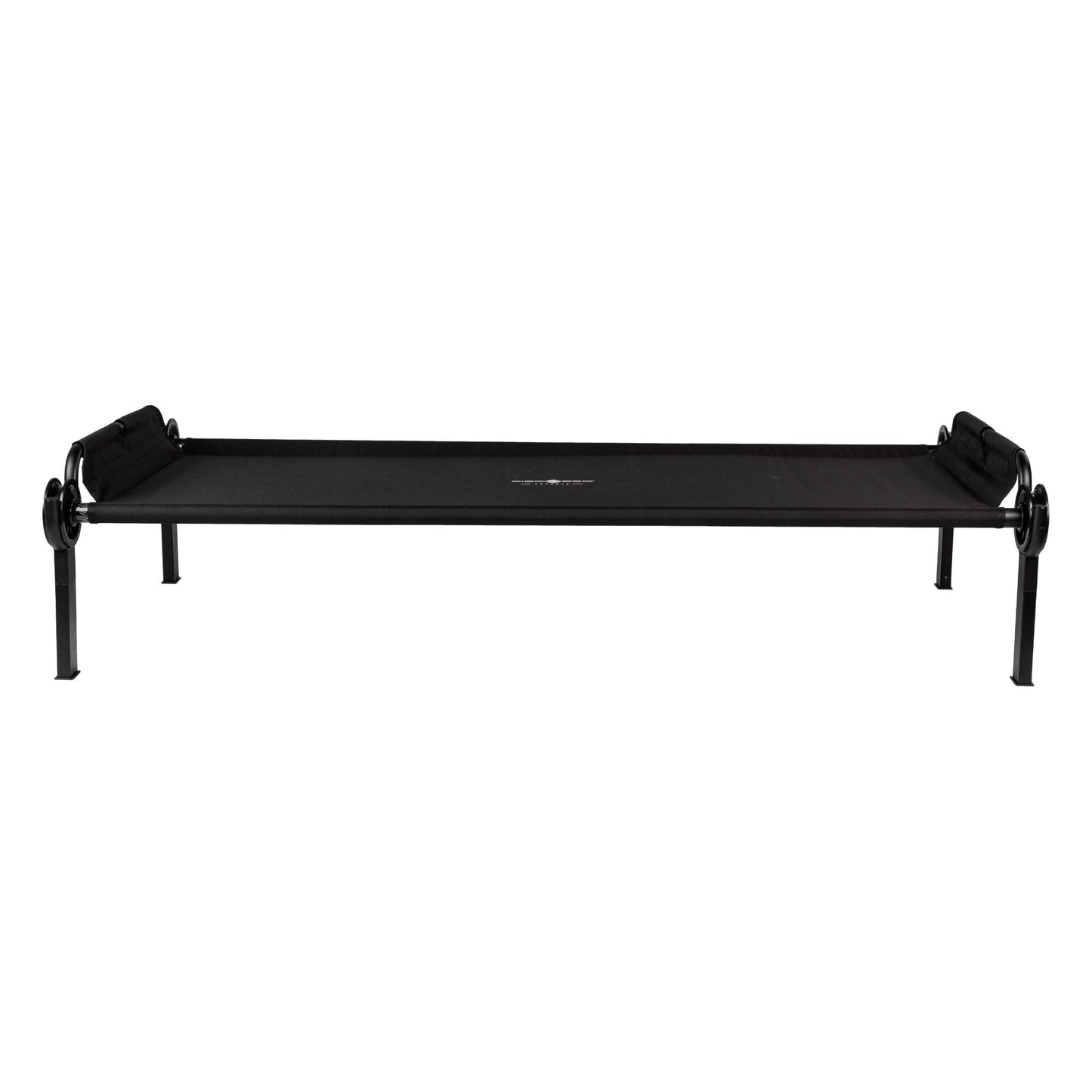 Disc-O-Bed Trundle Cot for XL or 2XL Bunk System with Zippered Carry Bag, Black