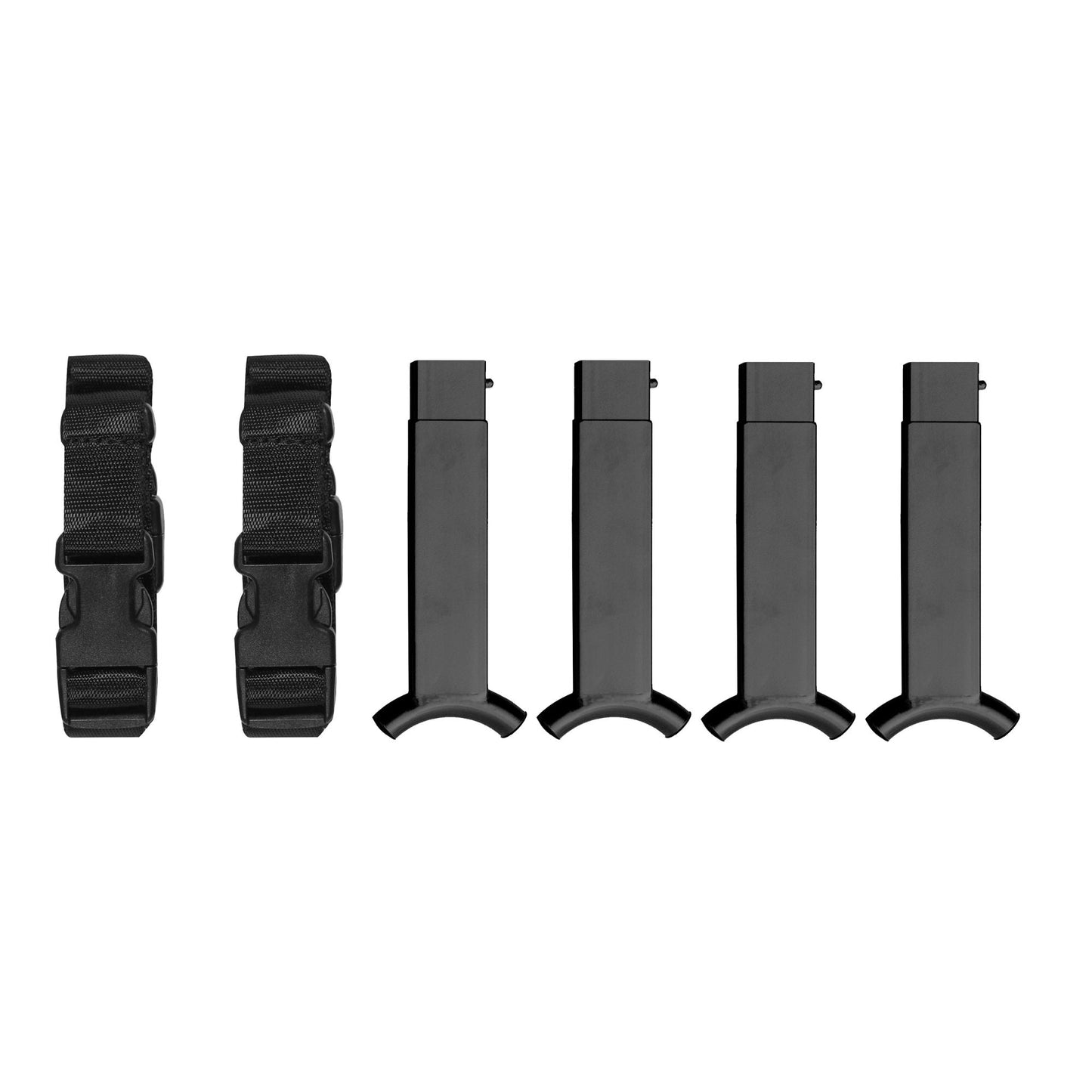 Disc-O-Bed Stack Adapter Kit for Disc-O-Bed 2XL Cot Systems to Bunk Beds, Black