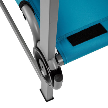 Disc-O-Bed Youth Single Cot Kid-O-Bed with Storage Organizer & Carry Bag, Teal