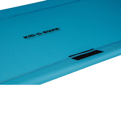 Disc-O-Bed Youth Single Cot Kid-O-Bed with Storage Organizer & Carry Bag, Teal