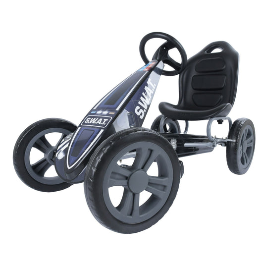 Hauck Cyclone Pedal Go Kart with Adjustable Seat for Kids Ages 4 to 8, S.W.A.T.
