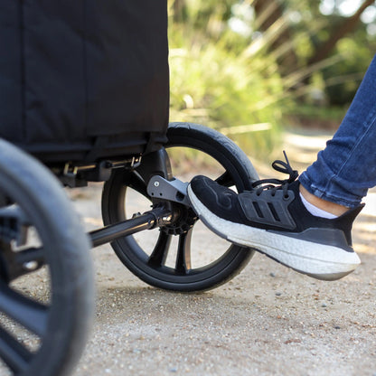 Baby Trend Navigator 2-in-1 Foldable Stroller Wagon with Dual Canopy, Dash Blue
