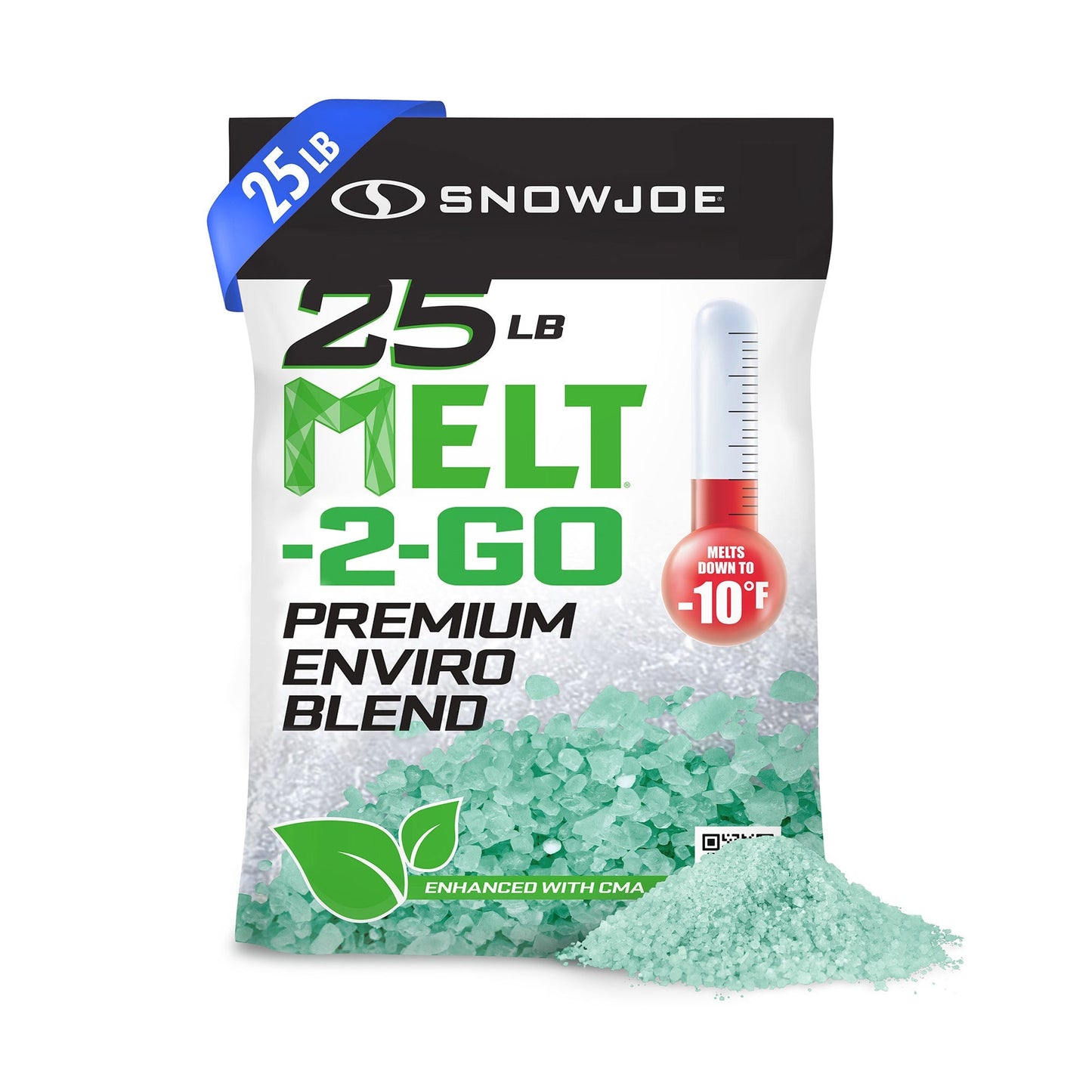 Snow Joe Melt Enviro Snow Deicer with Electric Snow Thrower with 2 Blade Auger