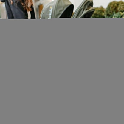 Larktale Caravan Quad Stroller, 4-Seater Wagon, 214 lb Capacity, Chelsea Green