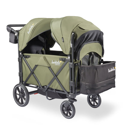 Larktale Caravan V3 Stroller, 2-Seater Kids Wagon, 207lb Capacity, Chelsea Green