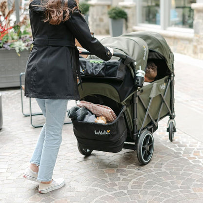 Larktale Caravan V3 Stroller, 2-Seater Kids Wagon, 207lb Capacity, Chelsea Green