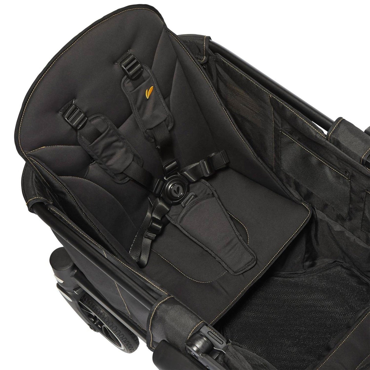 Larktale Sprout V2 Adjustable Stroller 2 Seater Wagon, 120 lb Capacity, Black