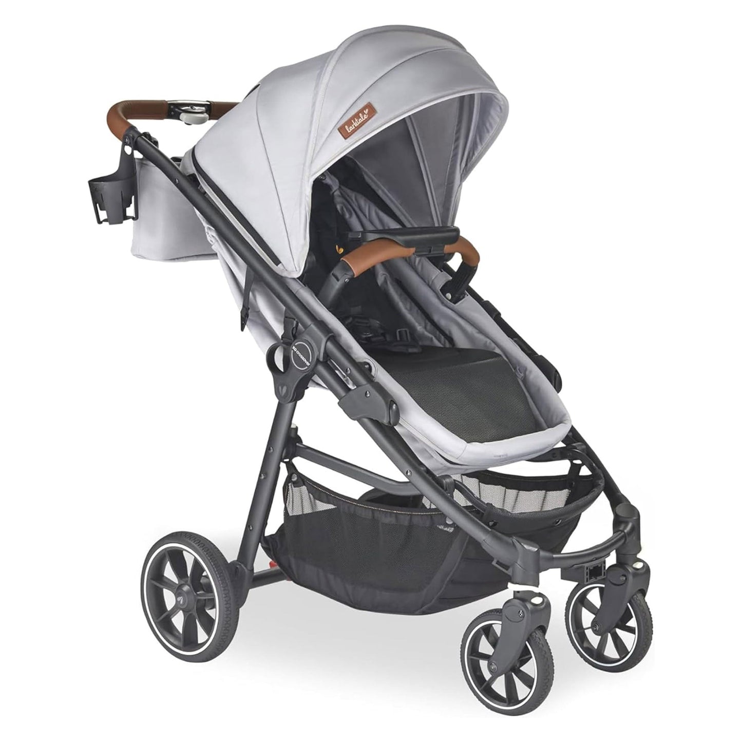Larktale Crossover V2 All-In-One Stroller 2 Seater Wagon, 120 lb Capacity, Gray