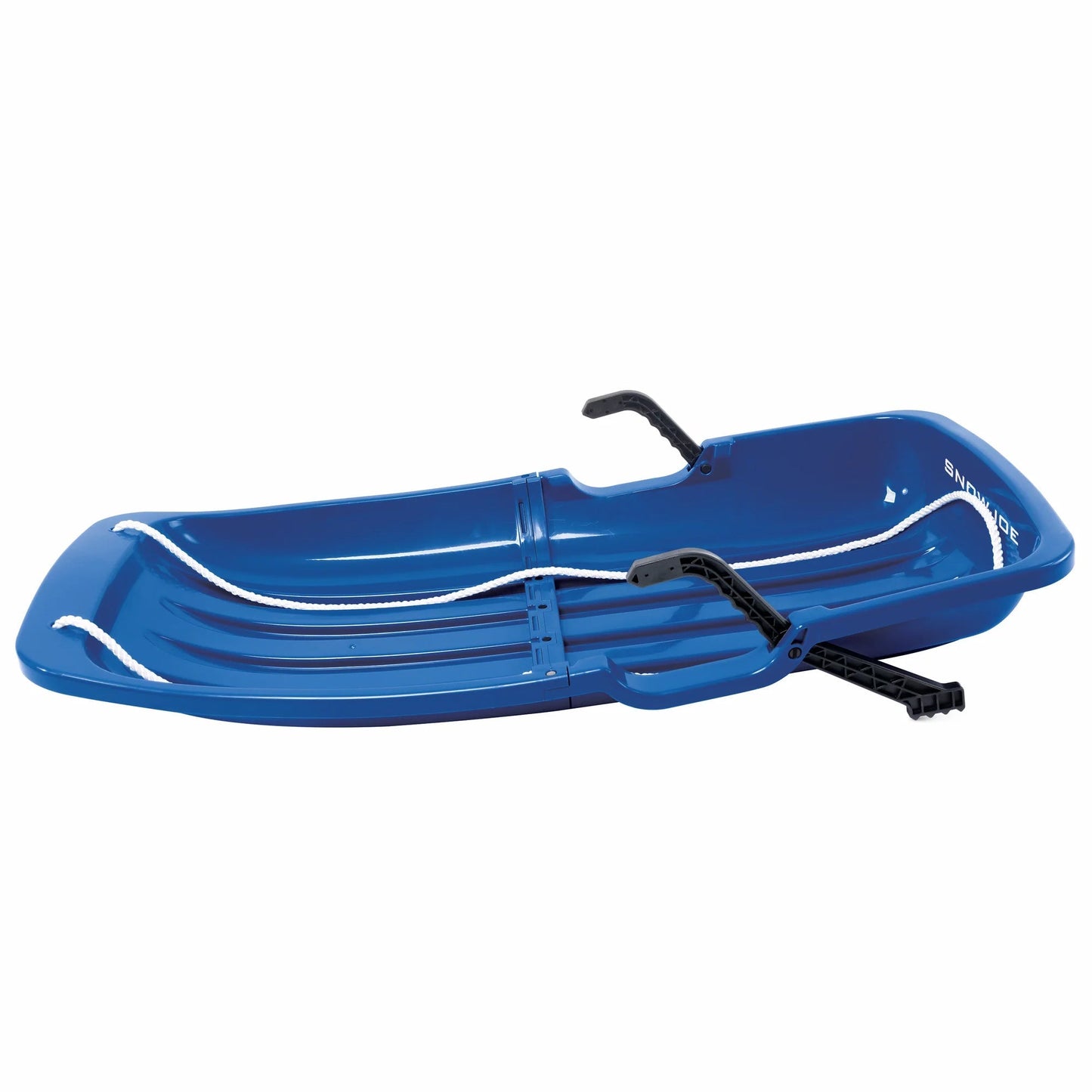 Snow Joe Plastic Snow Sled, 48” Sledding Toboggan Board w/ Handles, SJ-SLD48-SJB