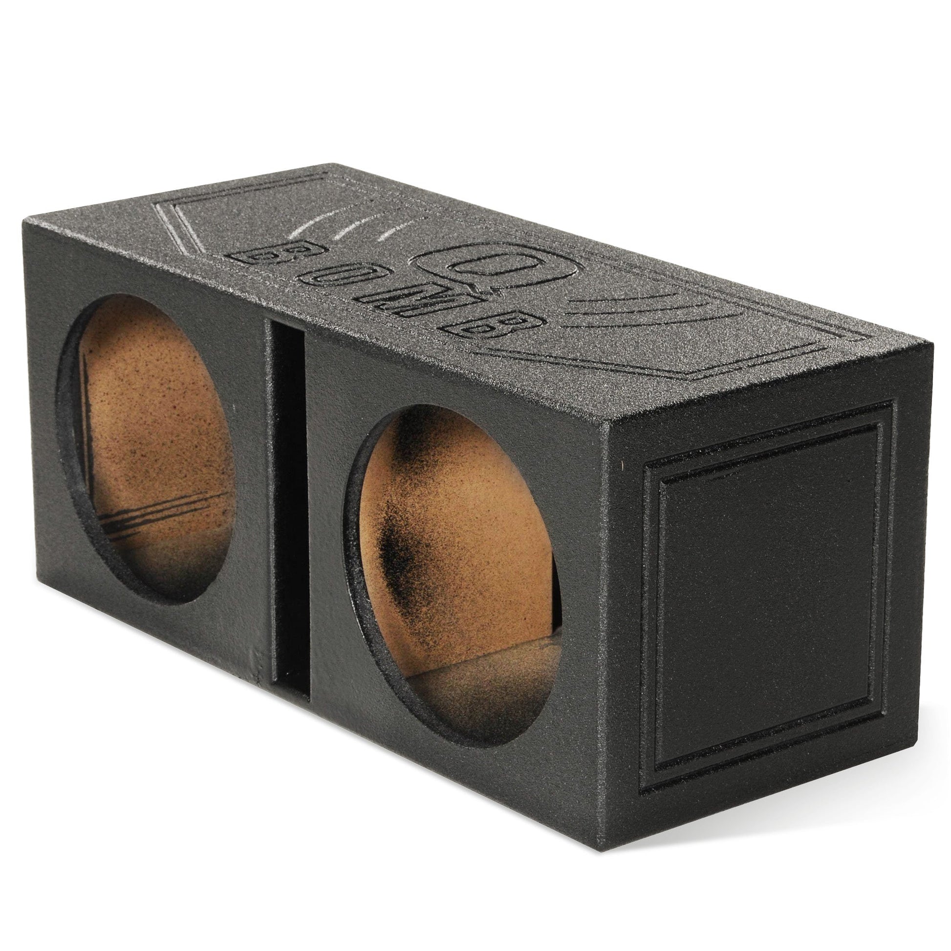 Q Power QBOMB15V Dual 15" Vented Port Subwoofer Sub Box w/ Bedliner Spray - Find Fresh Goods