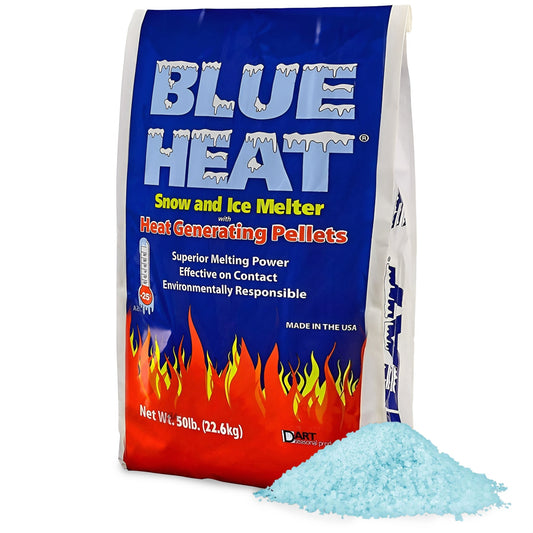 Snow Joe Blue Heat Snow & Ice Melter, Heat Pellets, Non-Staining, 20 lb, BH20