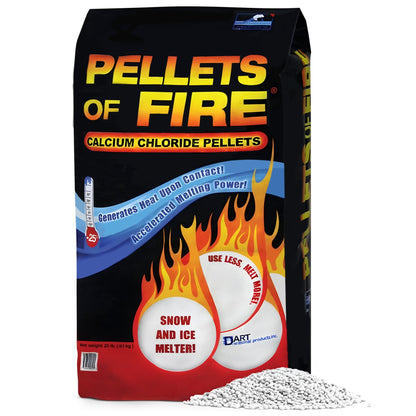 Snow Joe Pellets of Fire Ice Melter, Driveways, Sidewalks, Concrete, 20 lb, CP20