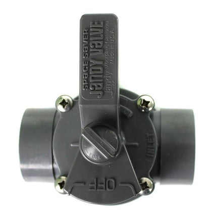 New Jandy Zodiac 3407 1.5" To 2" 2 Port Space Saver Plumbing Valve Positive Seal