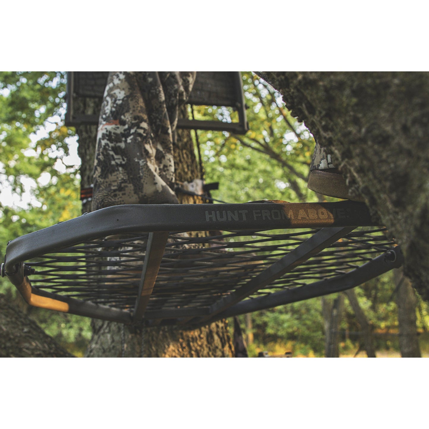 Hawk CRUZR Hang On Stand, Lumbar Seat Hunting Gear with Welded Platform, 34x24"