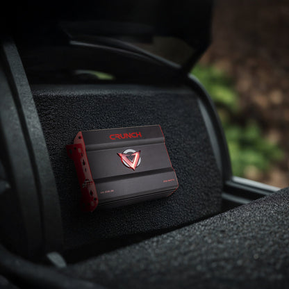 Crunch 3125W 2 Channel Subwoofer Car Audio Amp, Adjustable Crossovers, Bass Knob - Find Fresh Goods