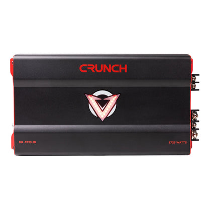 Crunch 3725W Monoblock Subwoofer Car Audio Amp, Adjustable Crossovers, Bass Knob - Find Fresh Goods
