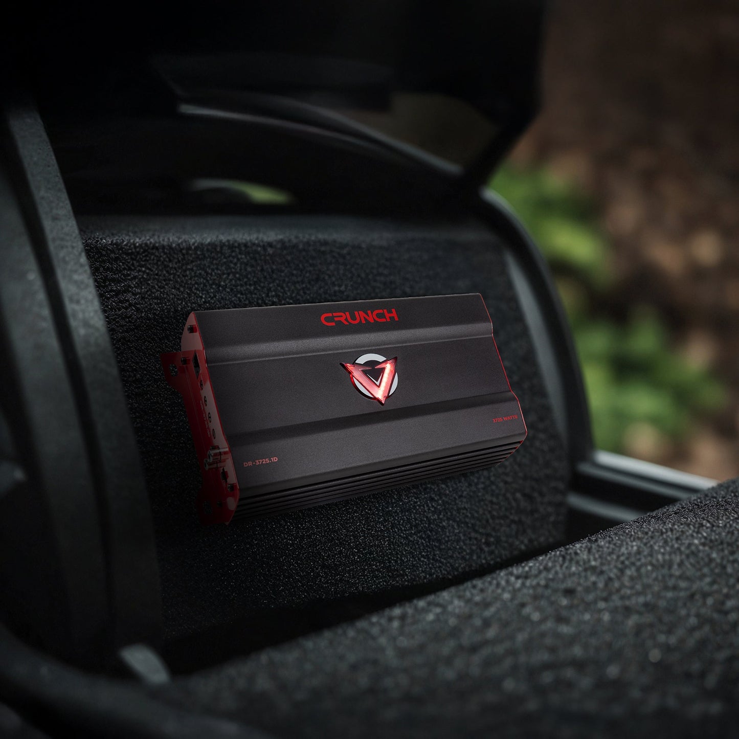 Crunch 3725W Monoblock Subwoofer Car Audio Amp, Adjustable Crossovers, Bass Knob - Find Fresh Goods