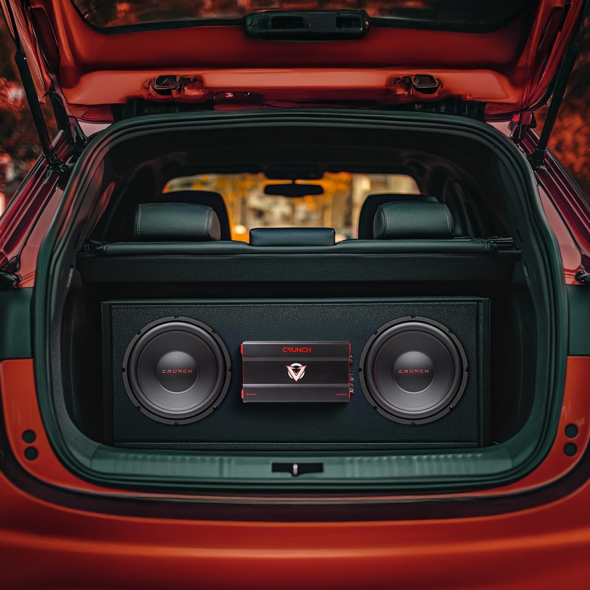 Crunch 3725W Monoblock Subwoofer Car Audio Amp, Adjustable Crossovers, Bass Knob - Find Fresh Goods