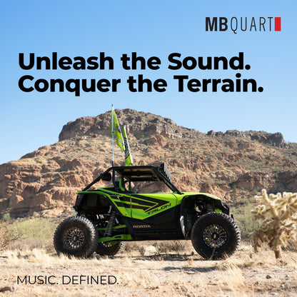 MB Quart Portable Touchscreen Car Stereo Audio System for Boat & UTV, Black - Find Fresh Goods