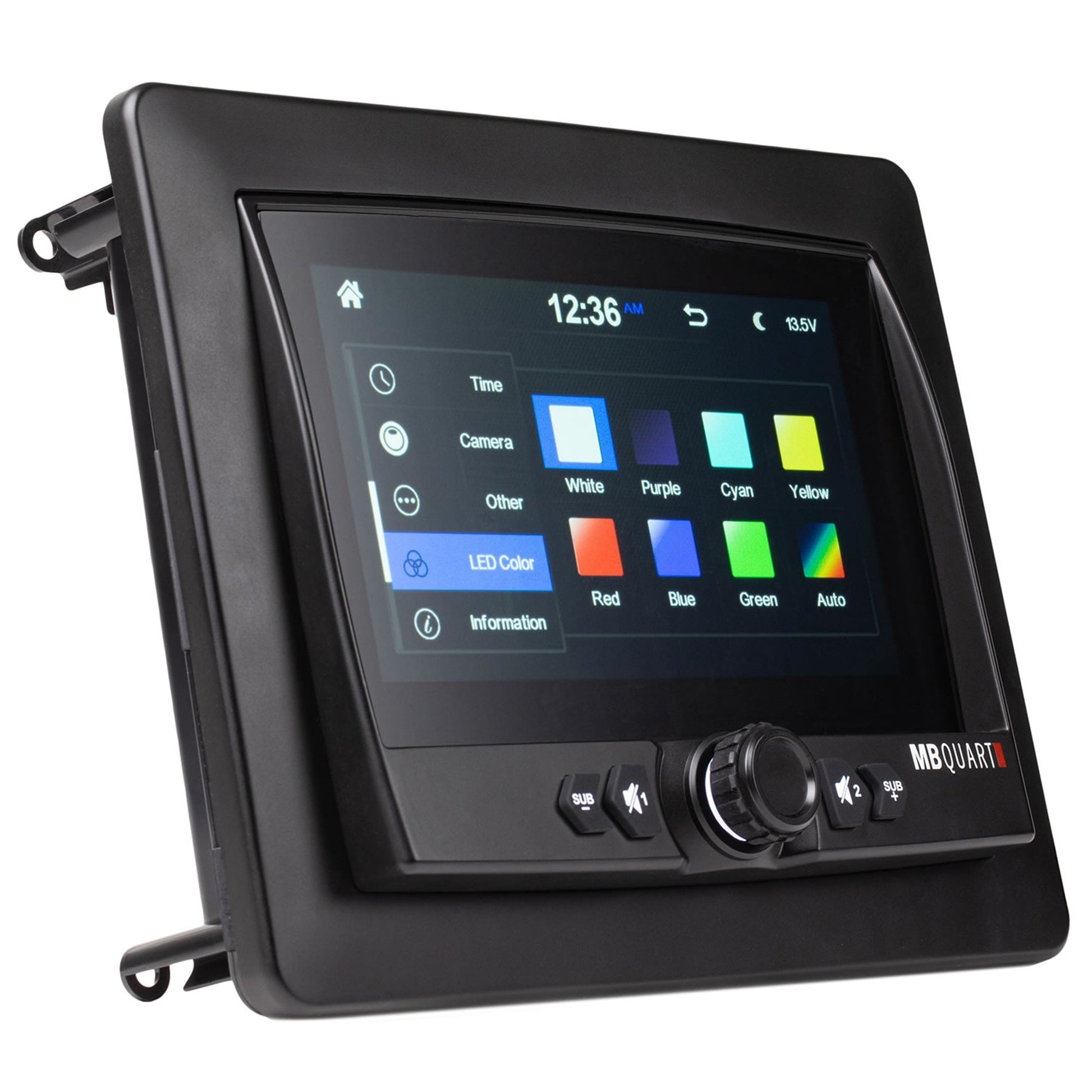 MB Quart Portable Touchscreen Car Stereo Audio System for Boat & UTV, Black - Find Fresh Goods