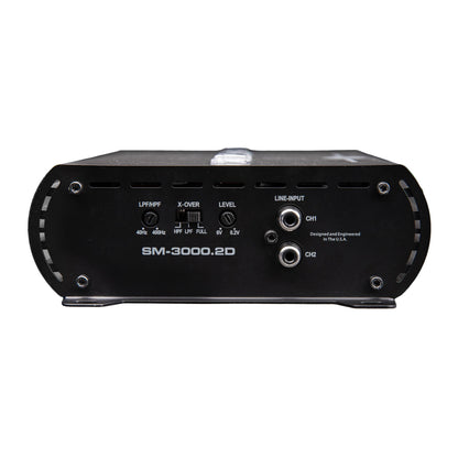 Autotek 3000W 2 Channel Car Audio Amplifier Bass Knob, Street Machine SM-3000.2D - Find Fresh Goods