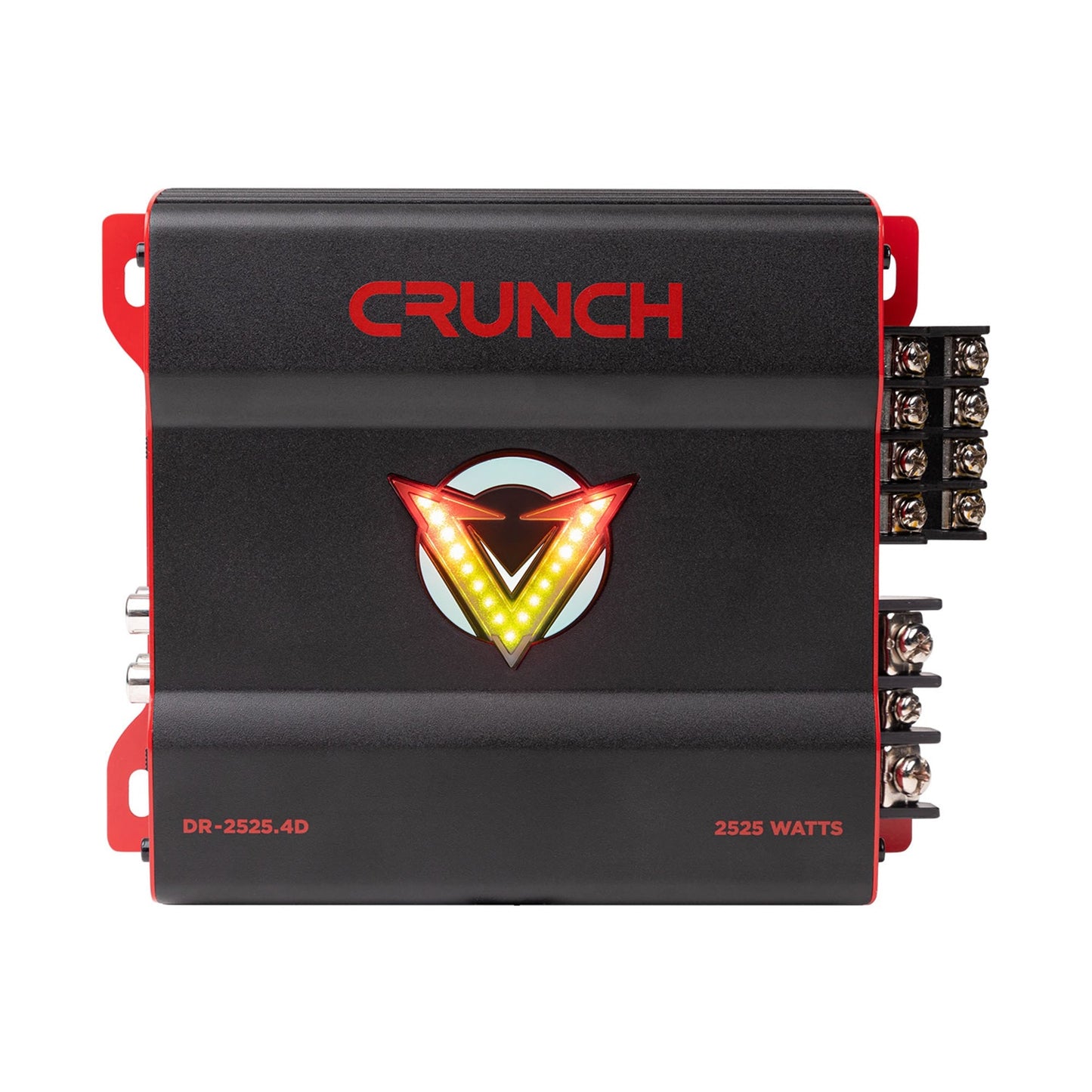 Crunch 2525W 4 Channel Subwoofer Car Audio Amp, Adjustable Crossovers, Bass Knob - Find Fresh Goods