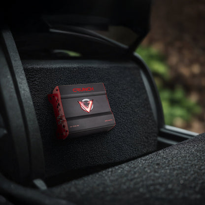 Crunch 2525W 4 Channel Subwoofer Car Audio Amp, Adjustable Crossovers, Bass Knob - Find Fresh Goods