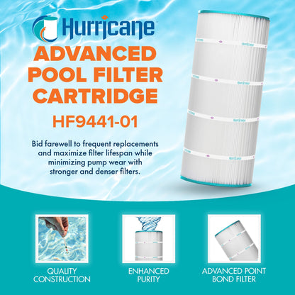 Hurricane Filters HF9441-01 Advanced Pool and Spa Cartridge Filter Replacement