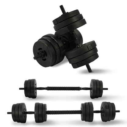 Fitvids 2 in 1 Adjustable Dumbbell Set, 60lbs Free Weights Set with Connector